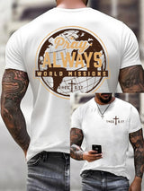 Men'S Casual Faith Short-Sleeved T-Shirt