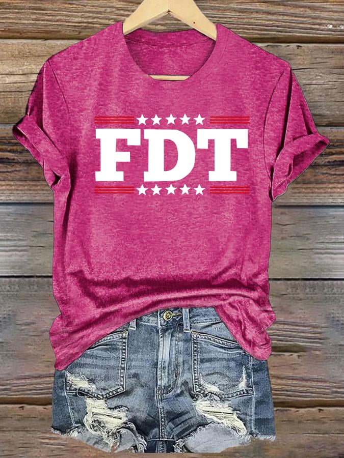 🔥Buy 3 Get 15% Off🔥Women's  FDT Print  T-Shirt
