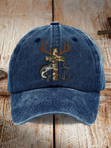 Unisex Retro Faith Fishing Hunting Hat