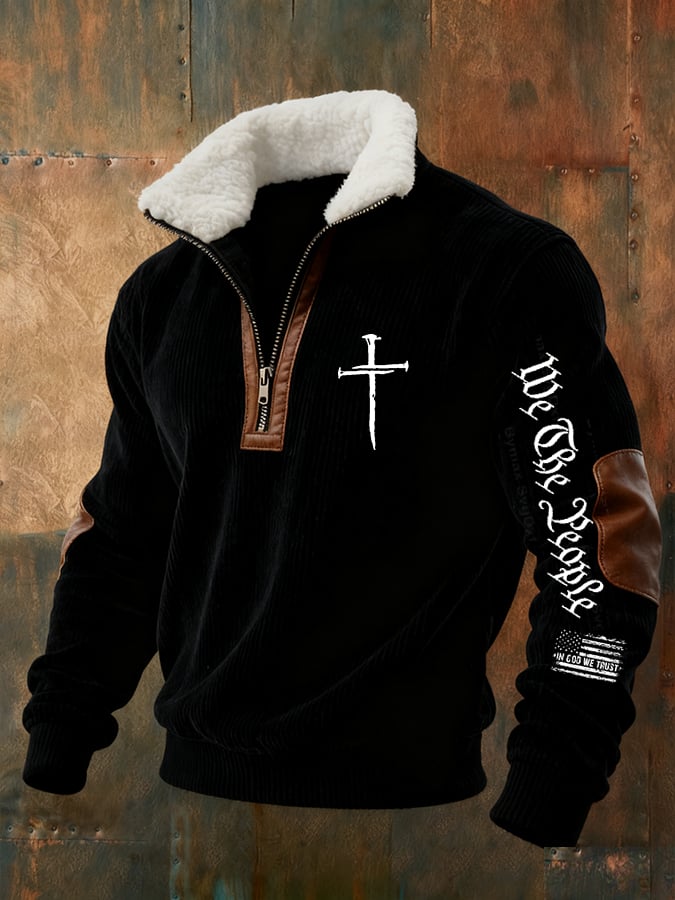 Men's Faith Textured Sweatshirt