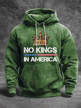 🔥Buy 3 Get 15% Off🔥Men's No Kings In America Print Hoodie