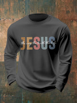 🔥Buy 3 Get 15% Off🔥Men's Casual Faith Long-Sleeved T-Shirt