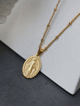 Faith Double-Sided Totem Coin Necklace
