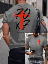 Men's Casual Printed Short-Sleeve T-Shirt