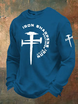 Men's Iron Sharpens Iron Christian Waffle T-Shirt