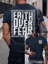 Men's  Faith Overcomes Fear T-shirt