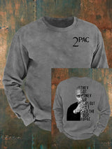 🔥Buy 3 Get 15% Off🔥Men's 2Pac Rapper Print  Sweatshirt