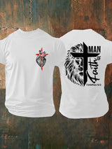 🔥Buy 3 Get 15% Off🔥Men's casual faith T-shirt