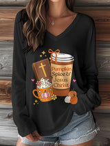 Women's Casual Faith Long Sleeve T-Shirt