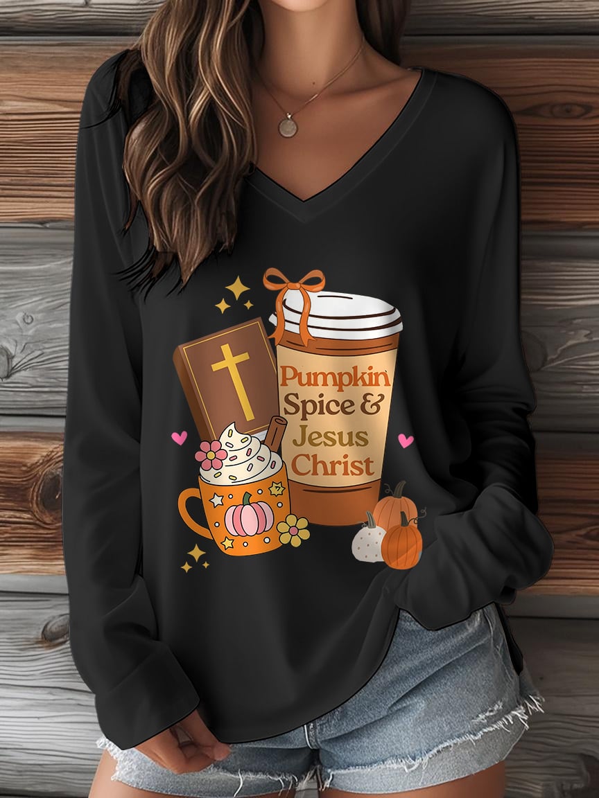 Women's Casual Faith Long Sleeve T-Shirt