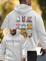 Men's  You are safe with me  Print  Hoodie