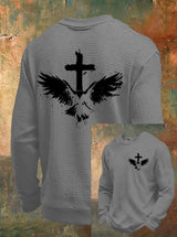 Men's Football Waffle Long Sleeve T-Shirt