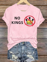 🔥Buy 3 Get 15% Off🔥Women's  NO KINGS Print T-Shirt