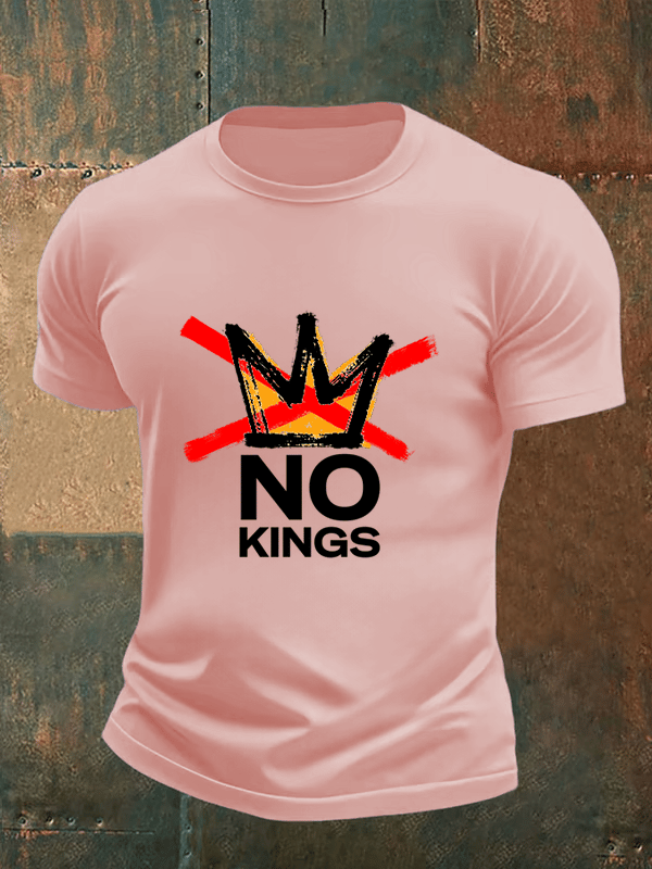 🔥Buy 3 Get 15% Off🔥Men's no kings in America print  T-Shirt