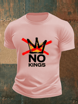 🔥Buy 3 Get 15% Off🔥Men's no kings in America print  T-Shirt