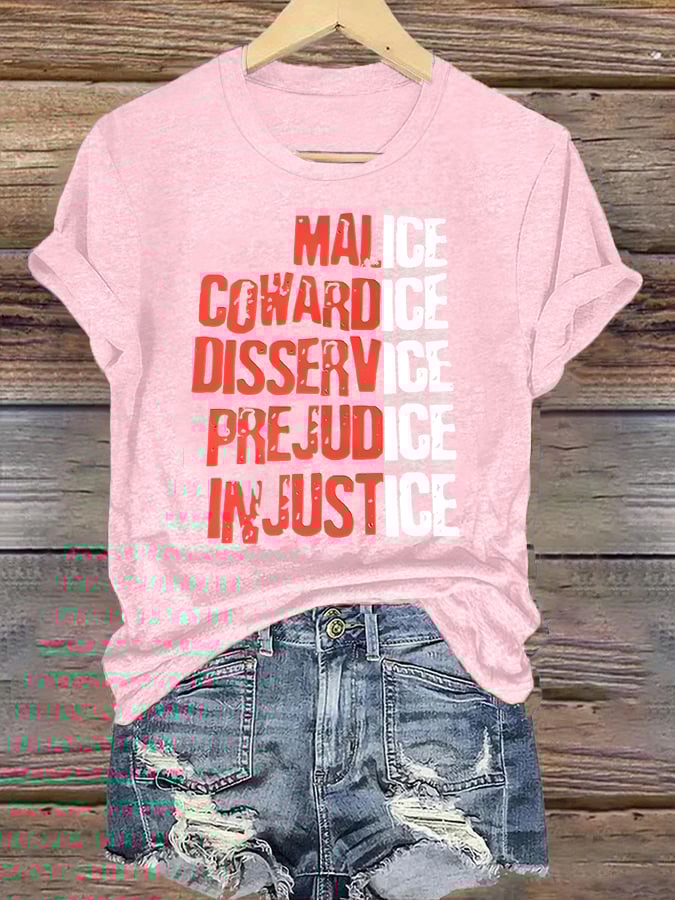 Women's  Justice For Her  T-Shirt