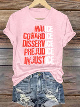 Women's  Justice For Her  T-Shirt
