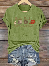 🔥Buy 3 Get 15% Off🔥Women's  Same shit Different costume Print T-Shirt