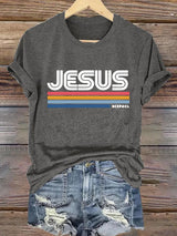 🔥Buy 3 Get 15% Off🔥Women'S Casual Christian Faith Graphic Print Short Sleeve T-Shirt