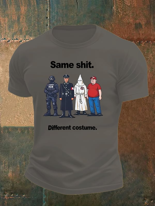 Men's  Different costume  Print  T-Shirt