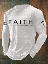 🔥Buy 3 Get 15% Off🔥Men'S Faith Print Casuasl T-Shirt