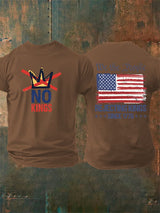 🔥Buy 3 Get 15% Off🔥Men's  No Kings, Rejecting Kings Since 1776, We The People T-Shirt