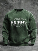 Men'S Casual Faith Print Hoodie