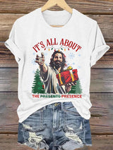 It's All About The Presence Christian Christmas T-Shirt