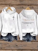 Women's   Philippians 4:13- Golden Rule Collection  Hoodie