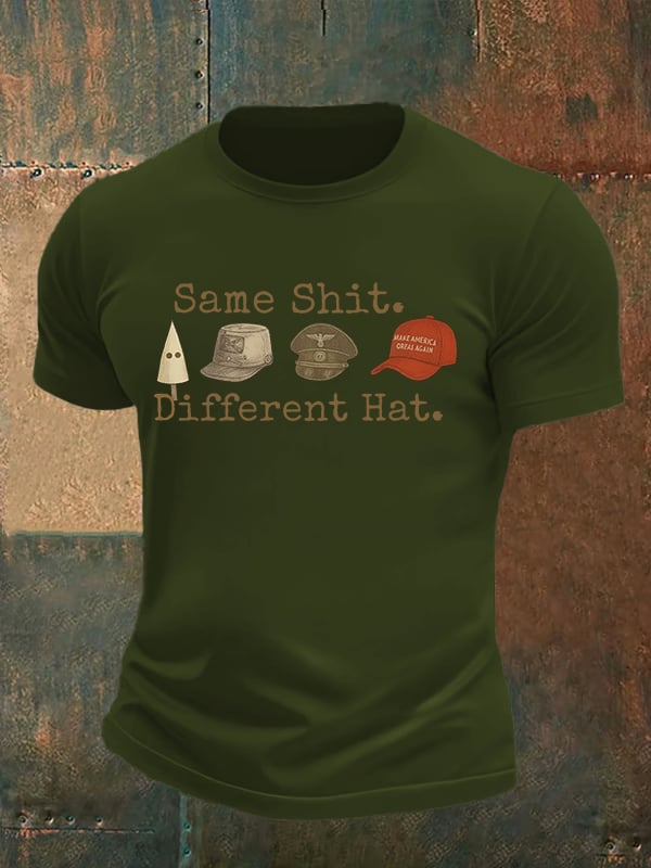 🔥Buy 3 Get 15% Off🔥Men's  Same shit Different costume Print T-Shirt