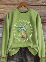 Women'S Casual Faith Sweatshirt