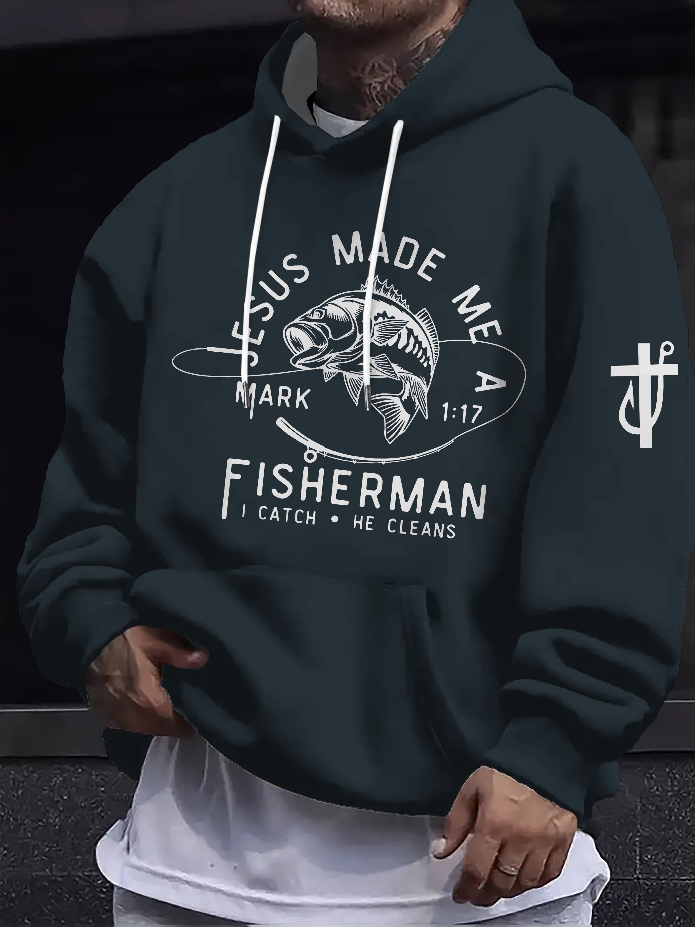 🔥Buy 3 Get 15% Off🔥Men'S Retro Faith Print Sweatshirt