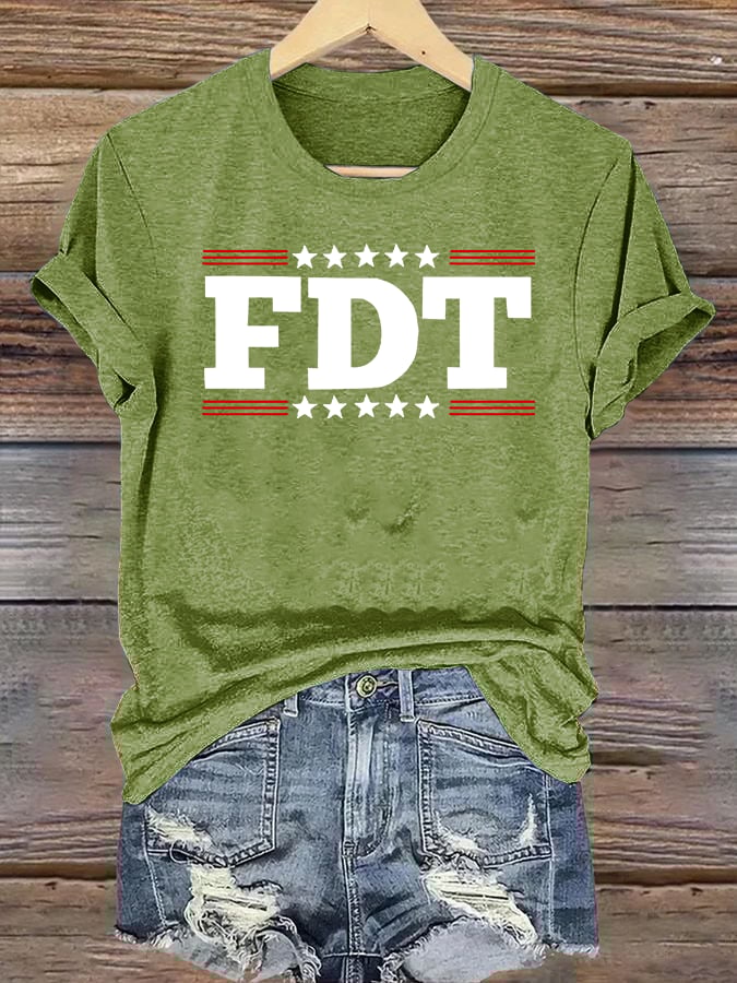 🔥Buy 3 Get 15% Off🔥Women's  FDT Print  T-Shirt