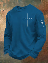 Men's faith Print Waffle T-Shirt