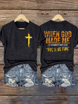 Women'S Casual Faith Short Sleeve T-Shirt
