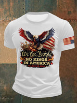 🔥Buy 3 Get 15% Off🔥Men's Retro We The People No Kings In America March 28 2026 Print T-Shirt