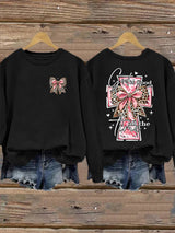 Women's God Is Good All The Time Print Casual Sweatshirt