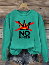 🔥Buy 3 Get 15% Off🔥Women's  America has No Kings Printed Casual Sweatshirt