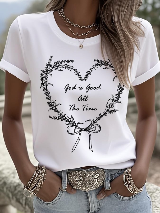 Women's God Is Good All The Time T-Shirt