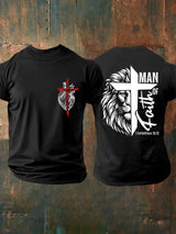 🔥Buy 3 Get 15% Off🔥Men's casual faith T-shirt