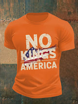 🔥Buy 3 Get 15% Off🔥Men's no kings in America print  T-Shirt