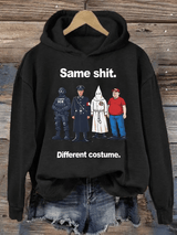 🔥Buy 3 Get 15% Off🔥Women's  Same shit Different costume  Print  Hoodie