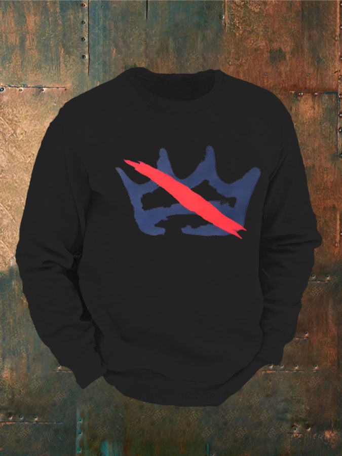 🔥Buy 3 Get 15% Off🔥Men's Retro No Kings Print Sweatshirt