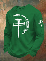 Men's Iron Sharpens Iron Christian Waffle T-Shirt