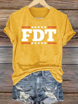 🔥Buy 3 Get 15% Off🔥Women's  FDT Print  T-Shirt