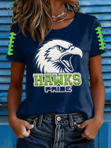 Women's Football Print T-shirt