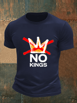 🔥Buy 3 Get 15% Off🔥Men's no kings in America print  T-Shirt