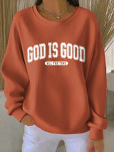 Women's God Is Good All The Time Print Sweatshirt