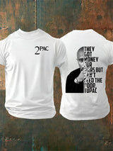 🔥Buy 3 Get 15% Off🔥Men's  2Pac Rapper  Print  T-Shirt
