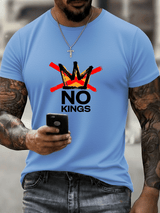 🔥Buy 3 Get 15% Off🔥Men's No Kings in America print T-Shirt
